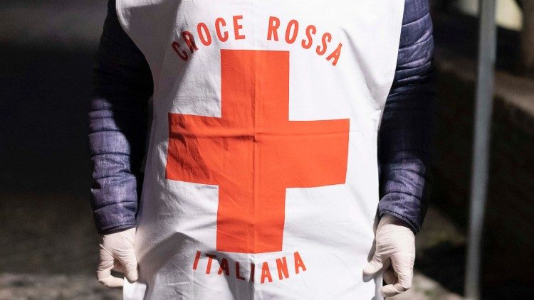 Ilustračná snímka: dobrovoľníctvo talianskeho Červeného kríža