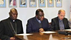 Une conférence de presse des évêques du Zimbabwe.