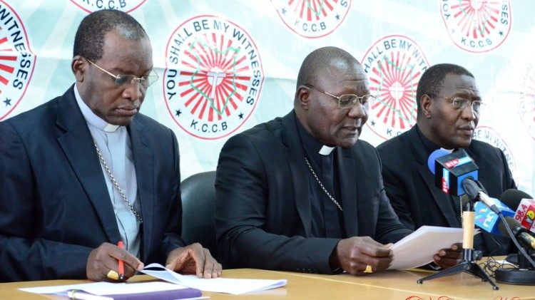 Kenyan Bishops -Left to right: Archbishop Martin Kivuva, Bishop John Oballa Owaa (centre) and Bishop Alfred Rotich.