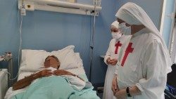 Kamillianer-Schwestern in einem Krankenhaus in Neapel