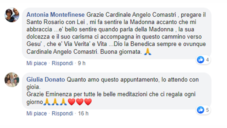 Dalla pagina Facebook di VaticanNews