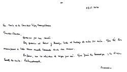 La carta del Papa Francisco a la Arquidiócesis de Santiago de Cuba.