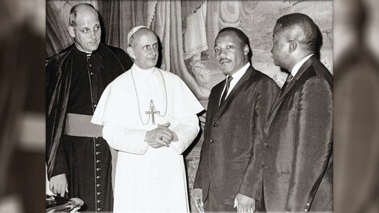  Papa Paolo VI e Martin Luther King