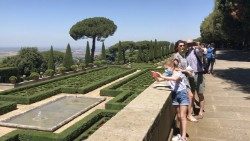 Os jardins que podem ser visitados em Castel Gandolfo