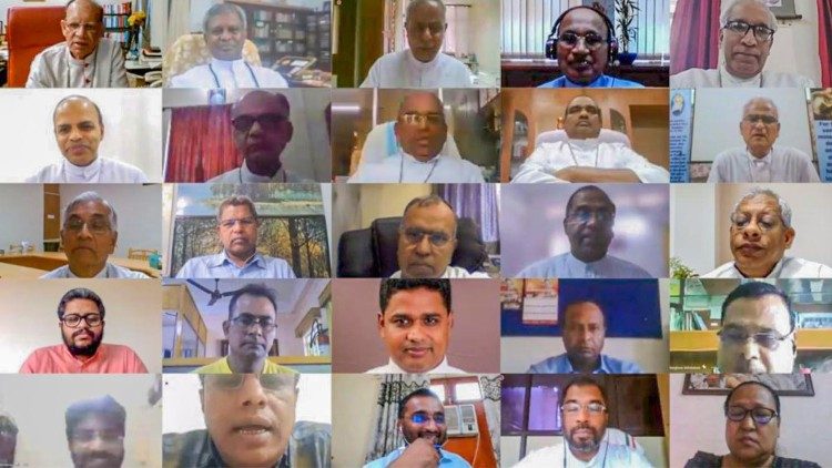 இந்திய காரித்தாஸ் அமைப்பு இணையதளம் வழியாக  நடத்திய கூட்டம்
