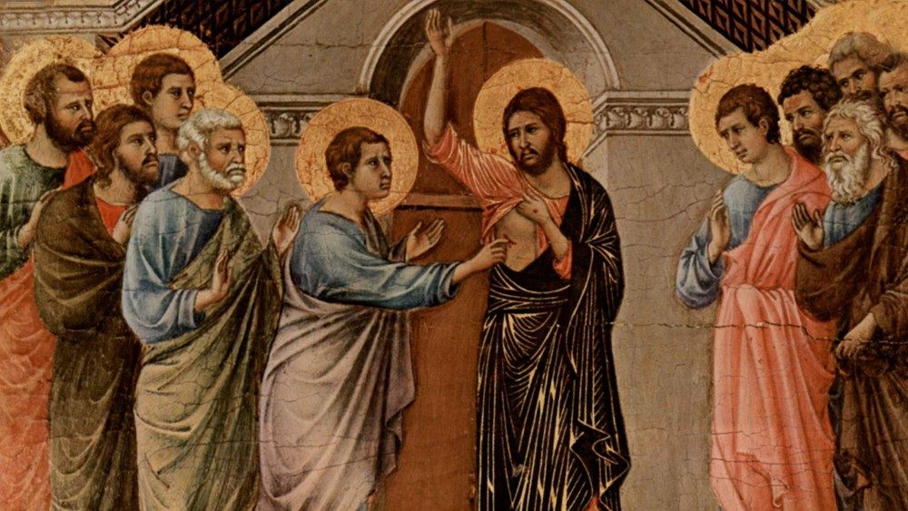 Gesù Risorto e san Tommaso apostolo