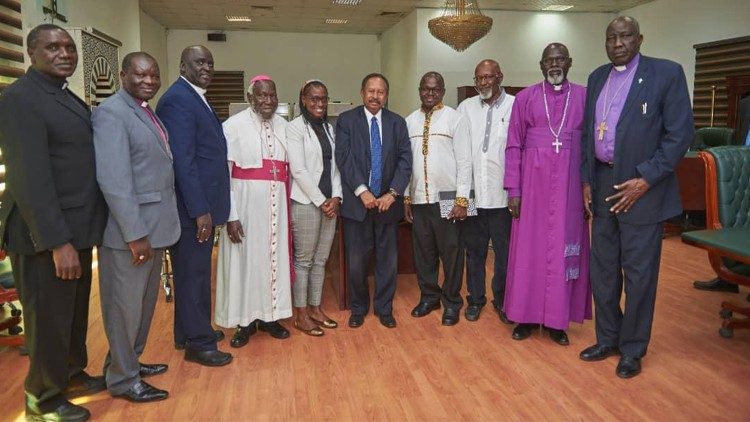 Przedstawiciele Rady Kościołów Sudanu Południowego (2020 r.)