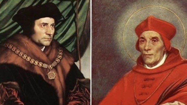 Helgonen John Fisher och Thomas More