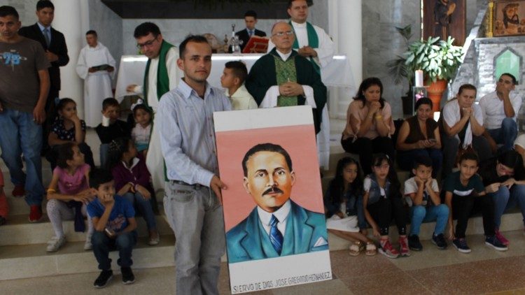 Ilustračná snímka z Venezuely s obrazom Josého Hérnandeza Cisnerosa