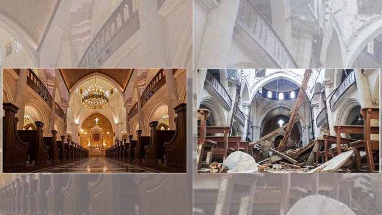 Sirija, Alep, obnovljena maronitska katedrala svetog Ilije