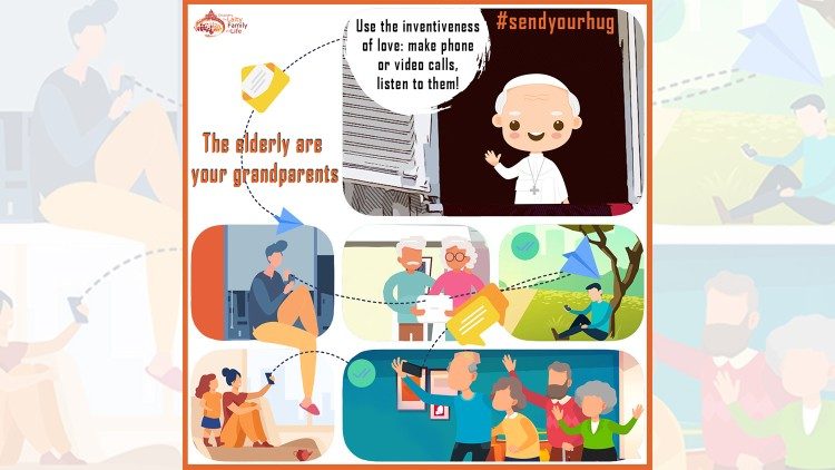 Flyer for "The elderly are your grandparents" campaign