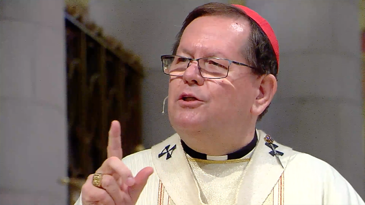 Le cardinal Gérald Cyprien Lacroix, archevêque de Québec.