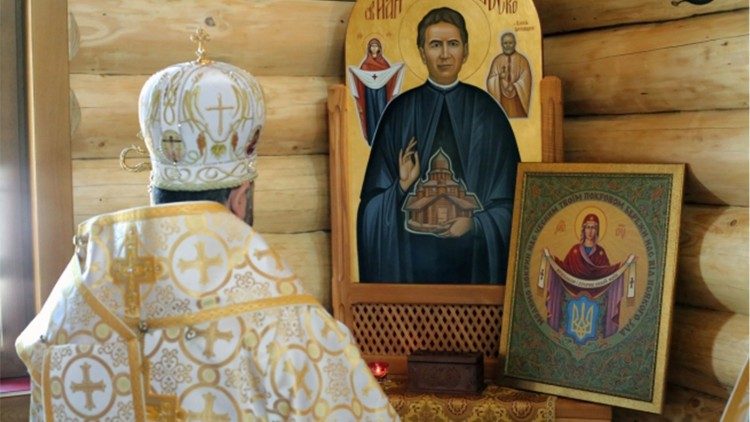 Ilustračná snímka: Ikona sv. Jána Bosca v chráme saleziánov na Ukrajine