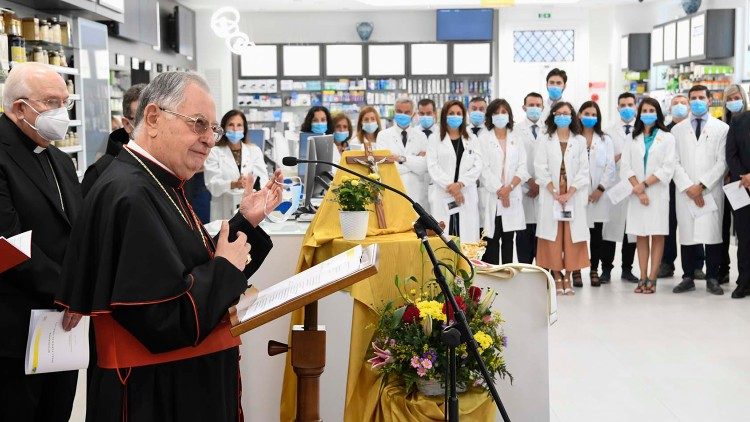 2020.09.14 Inaugurazione della Farmacia vaticana