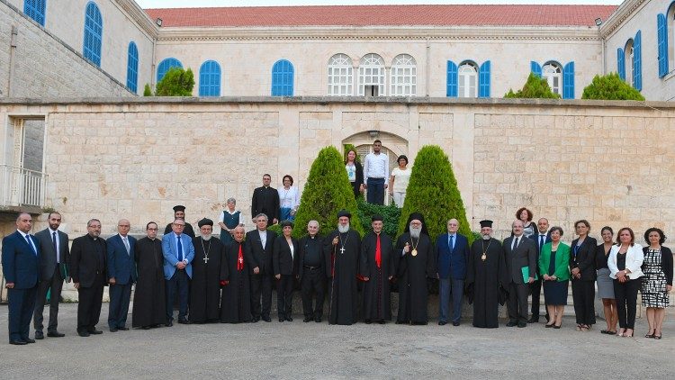 اجتماع اللجنة التنفيذية لمجلس كنائس الشرق الأوسط في بكركي 18 آب أغسطس 2020