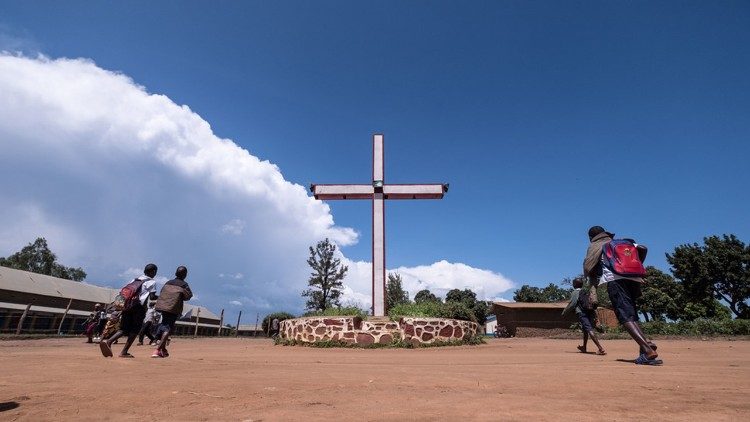 Une croix à Bunia, en RDC. 