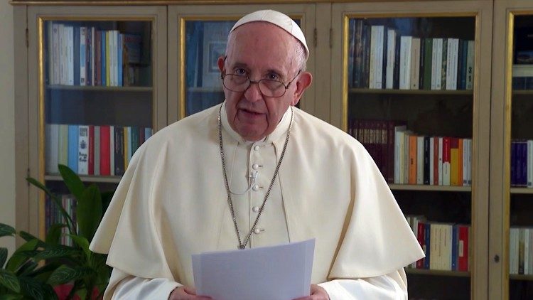 2020.09.25 videomessaggio Papa Francesco, ONU 75 anni