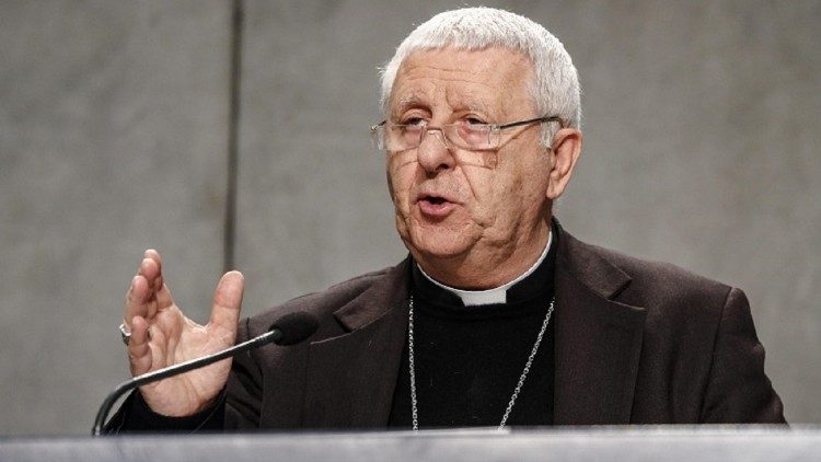 El Cardenal Giuseppe Versaldi, Prefecto de la Congregación para la Educación Católica