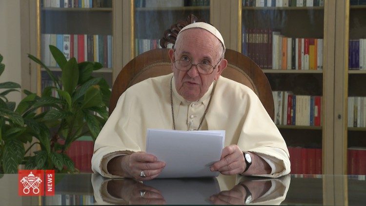 「教育のためのグローバル・コンパクト」会議にメッセージをおくる、教皇フランシスコ