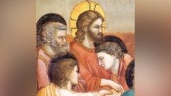 Ježiš s učeníkmi pri Poslednej večeri