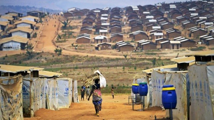 A view of Mahama camp, Rwanda, home to many displaced persons from Burundi