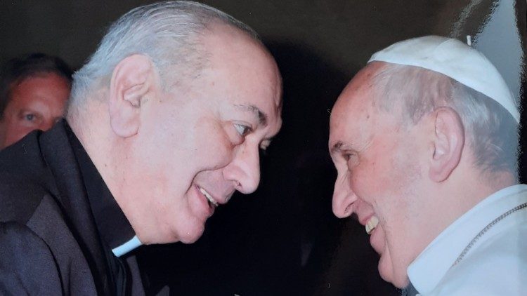 P. Giandomenico Mucci in papež Frančišek