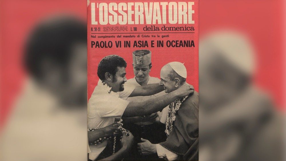 Titulná strana vatikánskych novín Osservatore della Domenica z 13-20 decembra 1970
