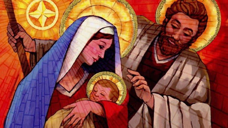 San José, María y el niño Jesús