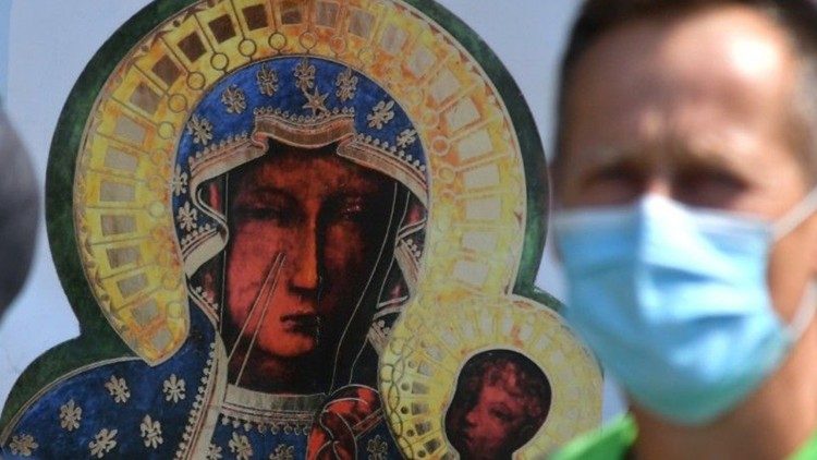 Polacy pielgrzymowali na Jasną Górę pomimo pandemii