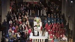 Papa Francesco, Viaggio apostolico in Svezia, 2016.10.31 Preghiera Ecumenica Comune - Cattedrale Lund