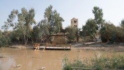 Il sito di Qasr al-Yahud, in Terra Santa, sulla riva occidentale del fiume Giordano, dove si ricorda il battesimo di Gesù