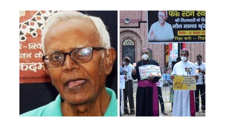 India's Catholic Church leaders express support for jailed Indian Jesuit, Fr. Stan Swamy.