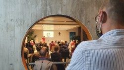 Un encuentro Laudato si' moderado por Joaquim Lesne en el diócesis de Lieja