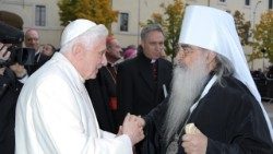 O metropolita Filaret com Bento XVI
