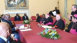 Ratification de l’Accord-cadre Saint-Siège et la RD Congo, le 17 janvier 2021 (Ph. : JP Bodjoko, SJ)