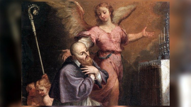 An painting of St. Francis de Sales