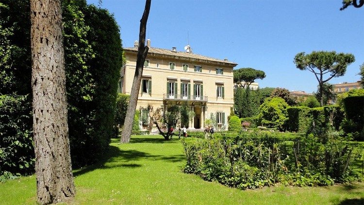 Villa Bonaparte, siège de l'ambassade de France près le Saint-Siège à Rome. 