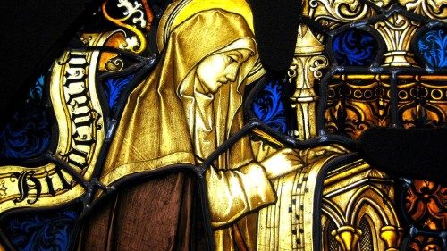 Begab sich auf Predigtreisen: die Kirchenlehrerin, Theologin und Klostergründerin Hildegard von Bingen (1098-1179)