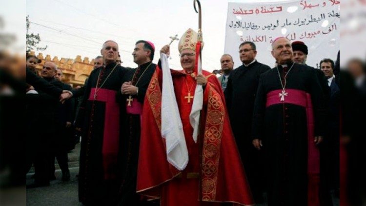 Kardinál Louis Raphael Sako, chaldejský patriarcha Babylonie (Bagdadu)