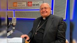 Le cardinal Leonardo Sandri, dans les studios de Vatican News