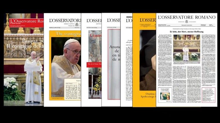 A L'Osservatore Romano különféle kiadásai