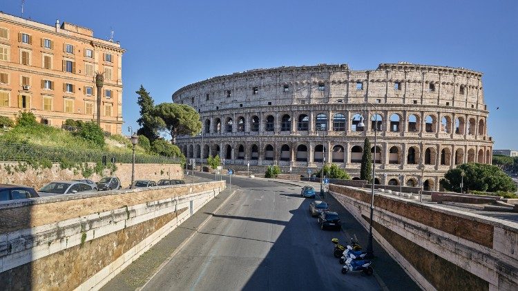 Ilustračná snímka (lockdown v Ríme, jar 2020)