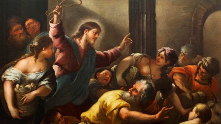 2021.03.05 Vangelo III domenica di Quaresima 'B' - Gesù cacciò i mercanti dal tempio