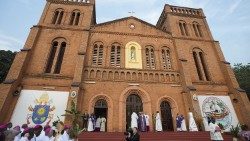 La cathédrale de Bangui en République centrafricaine 