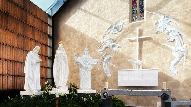 The Apparition scene at Knock Shrine, Ireland