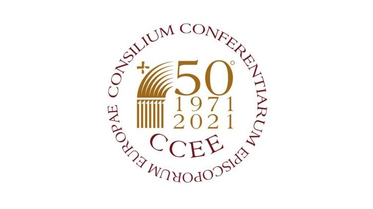  Logo CCEE k padesátému výročí založení