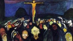 Golgata, monte Calvario, crocifissione, Edvard Munch