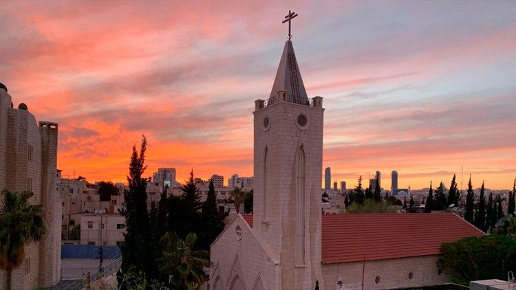 Église à Amman, la capitale jordanienne. 