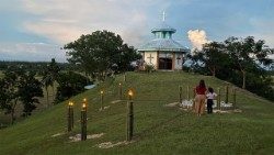 La chapelle vivante réalisée par "Living Laudato Si' Philippines" dans le diocèse de Romblon.