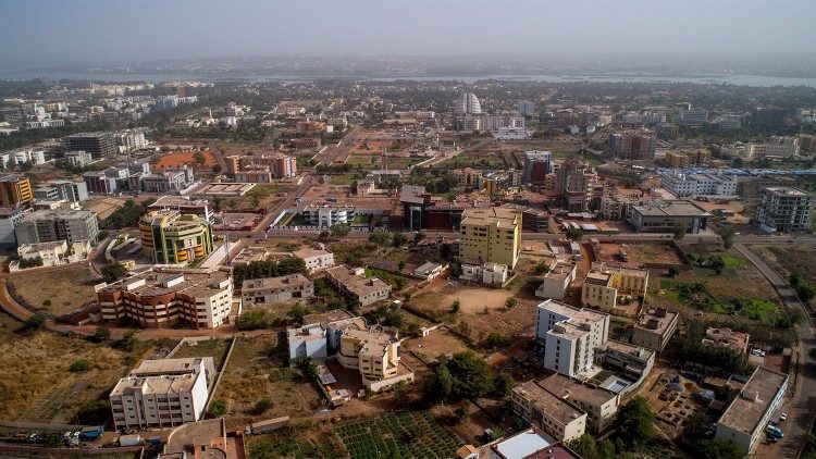Un'immagine panoramica di Bamako, capitale del Mali